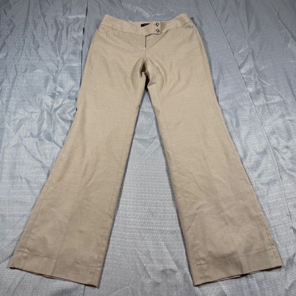 White House Black Market Pants Womens 2R Tan Legacy Wide Leg Workwear Trousers